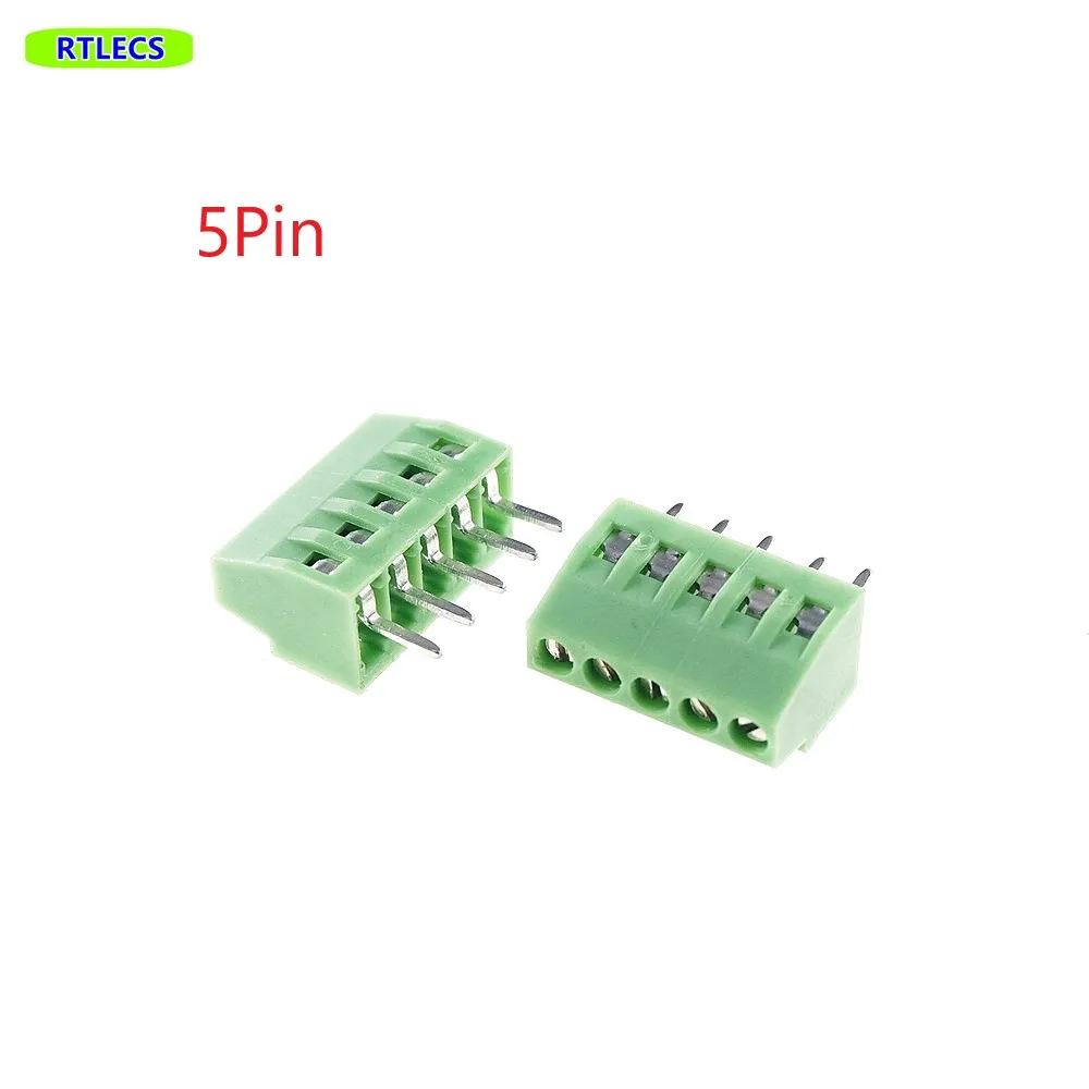 iHaospace 20pcs 3-Pin (3 Pole) Plug-in Screw Terminal Block Connector 2.54 mm 0.1 Inch Pitch iHaospace 20pcs 3-Pin (3 Pole) Plug-in Screw Terminal Block Connector 2.54 mm 0.1 Inch Pitch