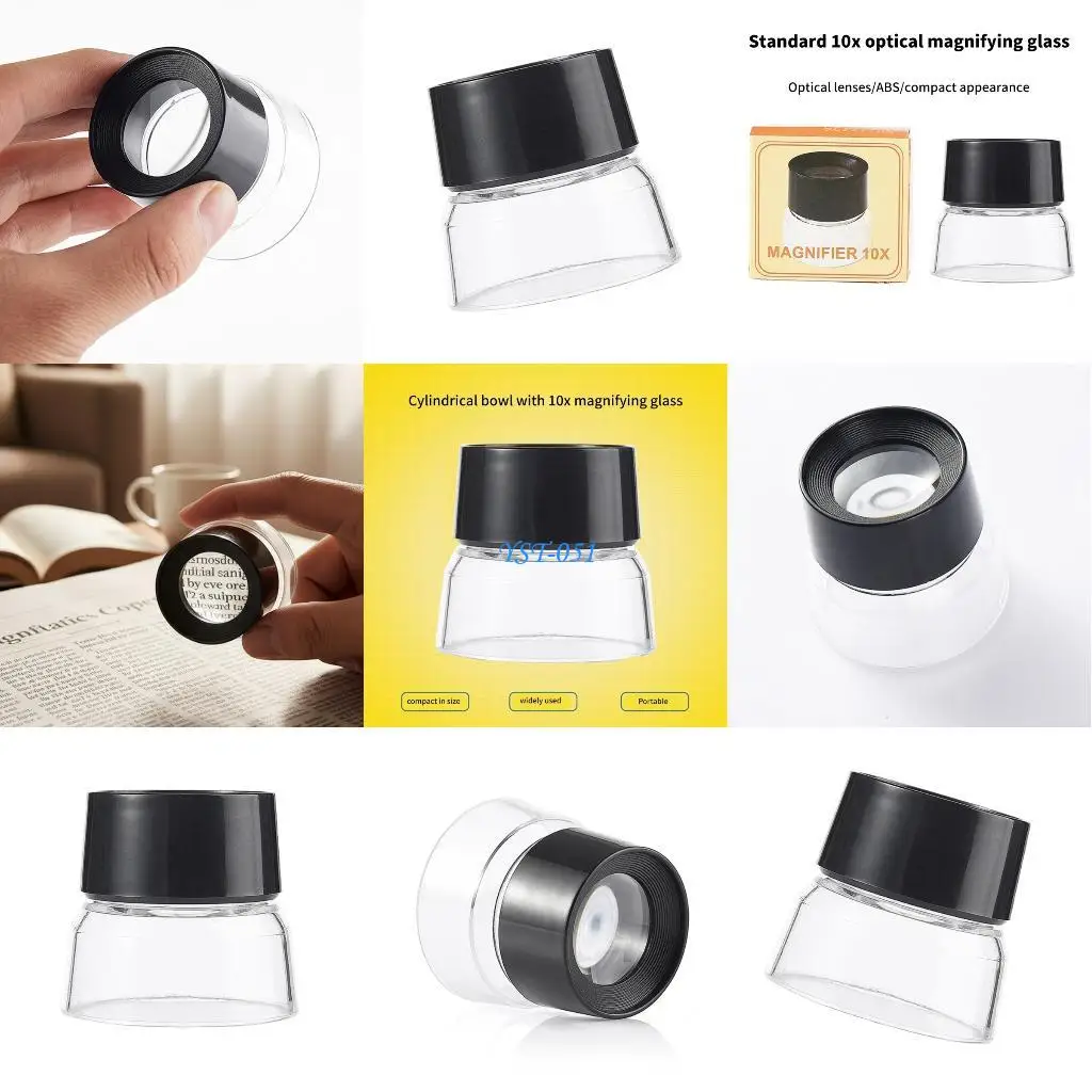 

E15A 10x Magnification Tool With High Lens For Close Inspection Eye Magnifier Jewelry Repair Tool