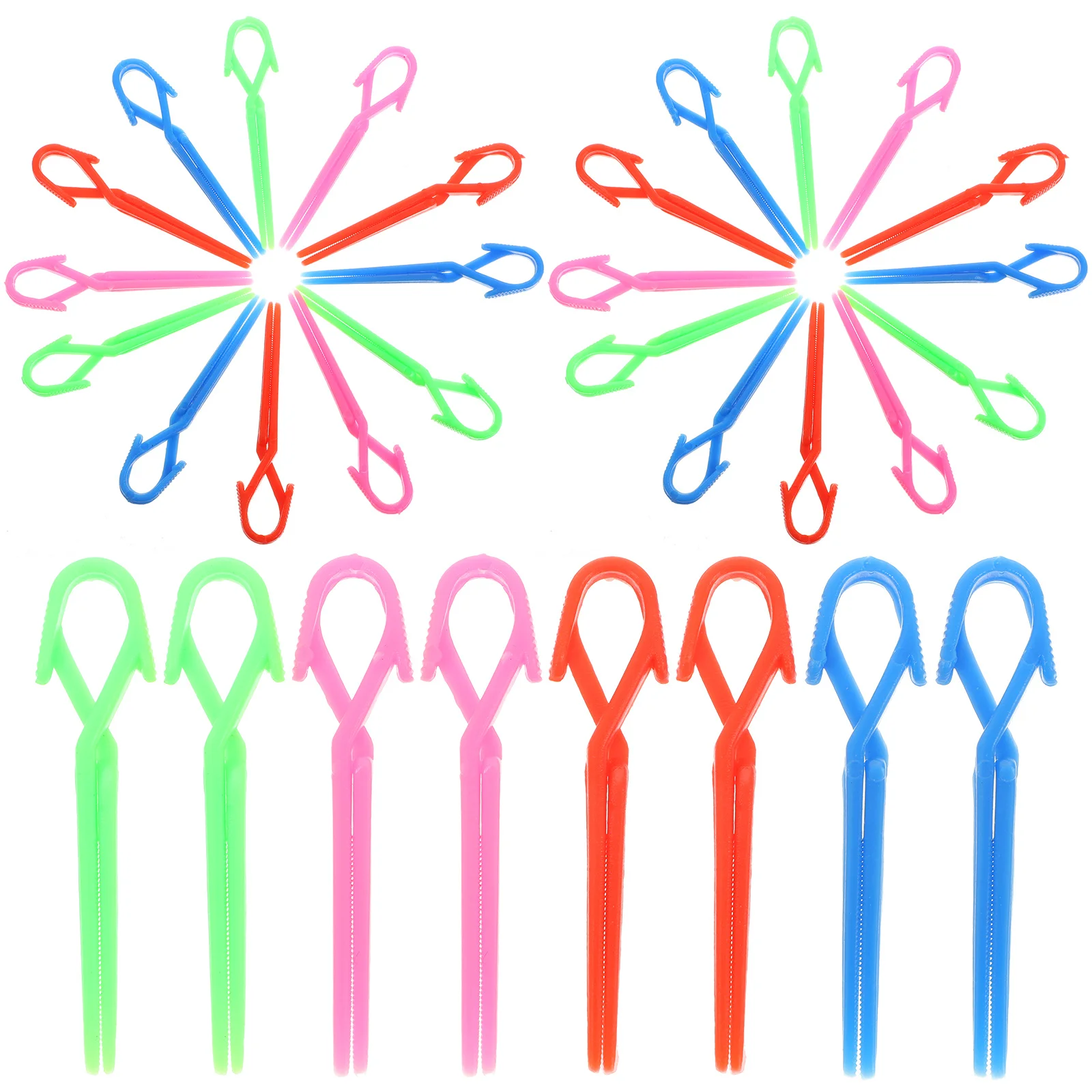 

70Pcs Hairdressing Clips Colorful Small Durable Safe Plastic Tools for Salon Cold Wave Hairpin Styling Hairdressing Hairpin