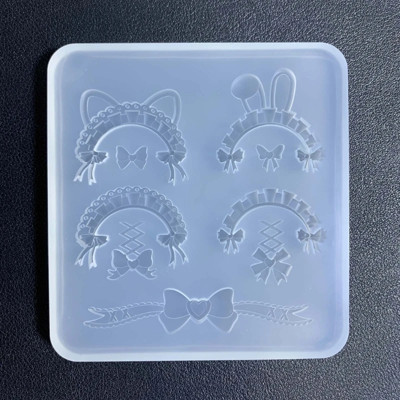 Unique Maid Accessories Crafting Silicone Mold Trendy Party Decor Making Moulds Fine Silicone Mold for DIY Craft Project X3UD