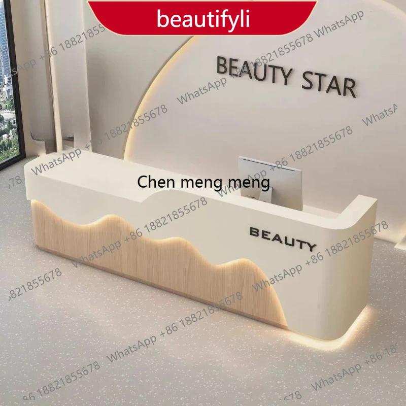 

Стойка ресепшн для салона красоты, магазина одежды, компьютерный стол для клиентского центра, офисный стол, мебель для ресепшн