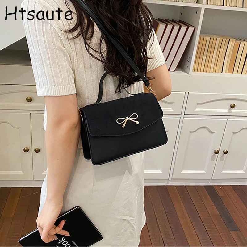 Bag For Women's High Quality Solid Color Simple Multi Functional Square Commuter Multi Compartment Shoulder Bag New Handbag
