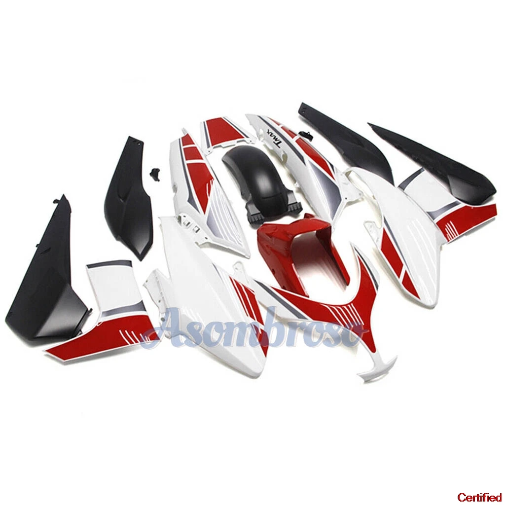 Fairing Kit For YAMAHA TMAX 500 T-MAX500 2008 2009 2010 2011 2012 Motorcycle Shell Red White