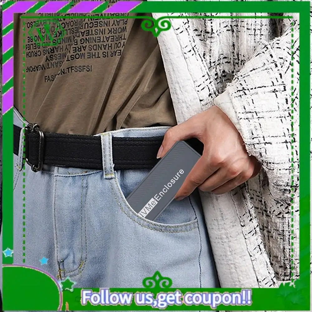 กล่องใส่ SSD รุ่น ABIK-M2 แบบ Type-C รองรับ USB3.2 ความเร็ว 20Gbps สำหรับ SSD NVME ขนาด 2230/2242/2260/2280 แบบ M Key