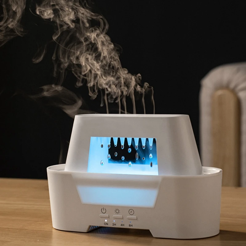 

Rain Drop Air Humidifier Essential Oil Diffuser LED Lamp Remote Control Rain Cloud Aromatherapy Diffuser 300ML