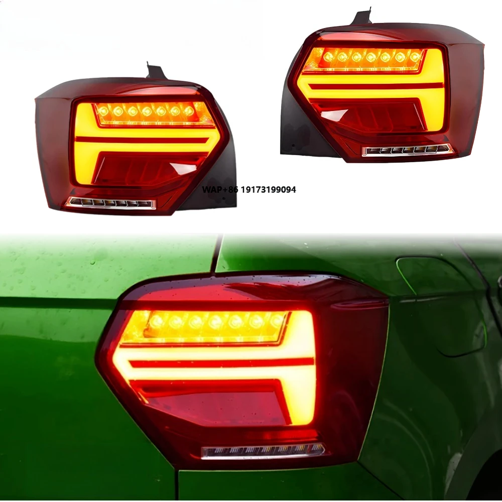 

Polo Plus Taillights 2019-2022 LED Car Taillamps Upgrade Rear Back Design LED Rear Lamps Plug and Play for