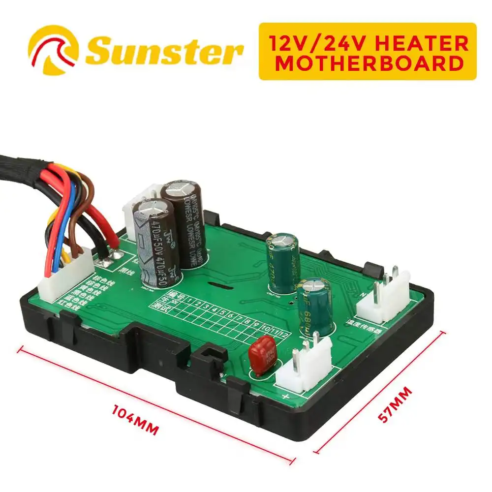 Air-Diesel Heater Control Board Motherboard Fit for 12V/24V 5KW/8KW Air Heater Car Accessories For Normal style