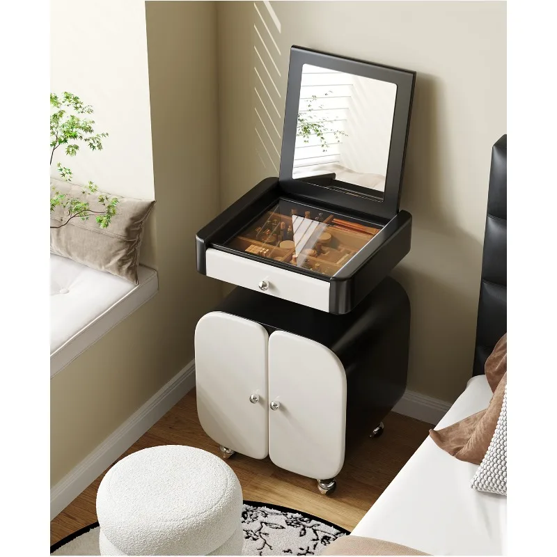 

Dresser Small Flip Makeup Table Storage Cabinet Simple Bedroom Dresser