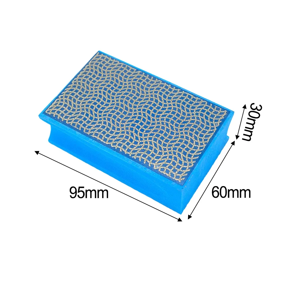 Juego de bloques de lijado de galvanoplastia, con almohadillas de esponja de esmeril de grano 60/100/200/400 para pulido y pulido de vidrio, Metal y madera, 1 ud.