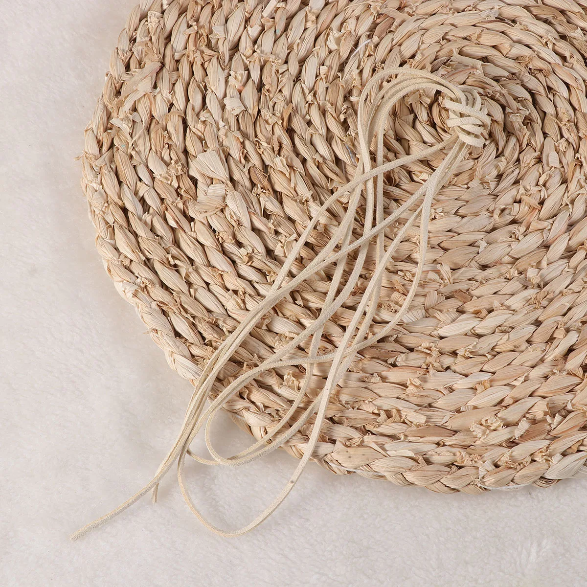 

4pcs Suede Cord Diy Jewelry Making Accessories Beading Strap Bracelet Necklace Wrap Choker Craft Projects String