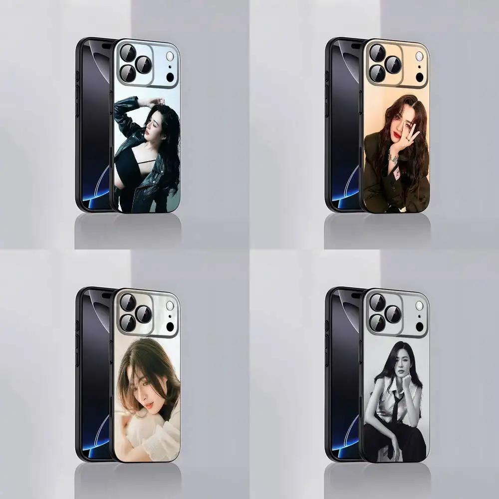 

Phone Case For iPhone 17,16,15,14,13,12,Pro,Max,Plus,E,SE4,Air,Mini Black S-Sirilak Actress L-Lingling Kwong Soft Cover