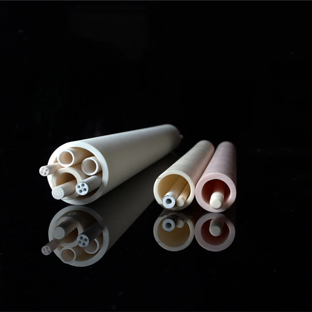 

99% Alumina Ceramic Tube/Pipe - High Temperature Resistant Industrial Grade Ceramic Sleeve for Lab & Industry