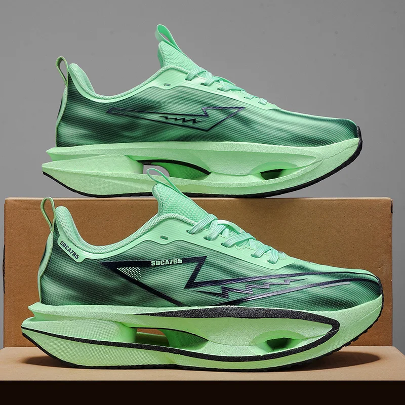 

Мужские кроссовки для марафона, карбоновые специальные спортивные дышащие легкие женские удобные спортивные нескользящие кроссовки