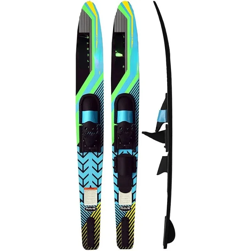 

Pure Combo Water Skis - Adult Black/Blue