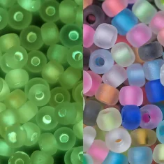 600 Stück 3 mm leuchtende Glasperlen, die im Dunkeln leuchten, lose Abstandsperlen für DIY-Schmuckherstellung, Halsketten, Armbänder, Zubehör – Detail 3