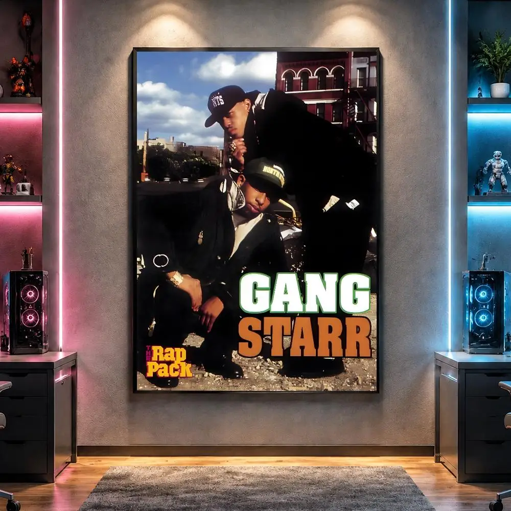 Group G-Gang Starr Golden Age Hip-Hop Poster Wall Art Bedroom Living Room Dorm Bar Cafe Gym Studio Home Decor Gifts