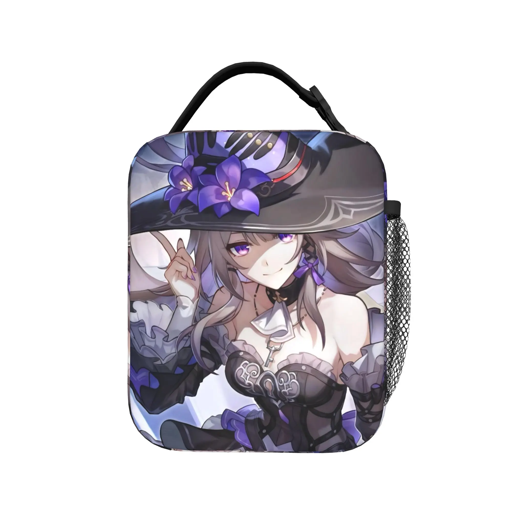 Honkai Star Rail Insulated Lunch Bags for Men Women  Food Container Bags Portable Cooler Thermal Lunch Boxes For Travel