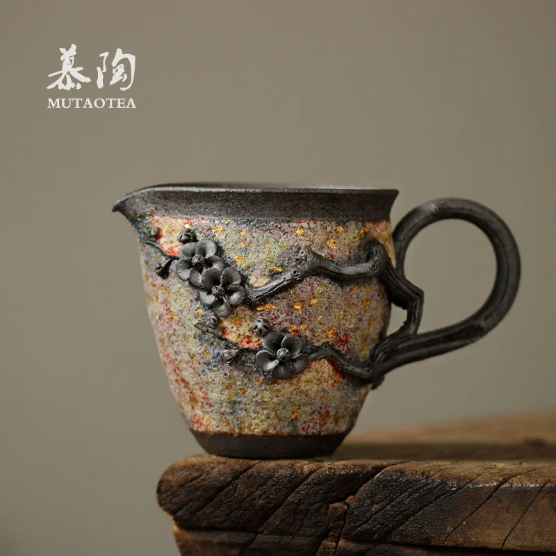 Mutaoyu Japanese-Style Pitcher, Handmade By Gaoyue, Made Of Plum Blossom Rock Mineral, A Dispenser Home Use, Suitable Gongfu Tea