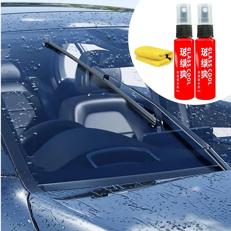 Car Glass Oil Film Cleaner Gentle Automotive Glass Cleaner Automotive Oil Film Cleaner Practical Car Window Cleaner Glass Oil