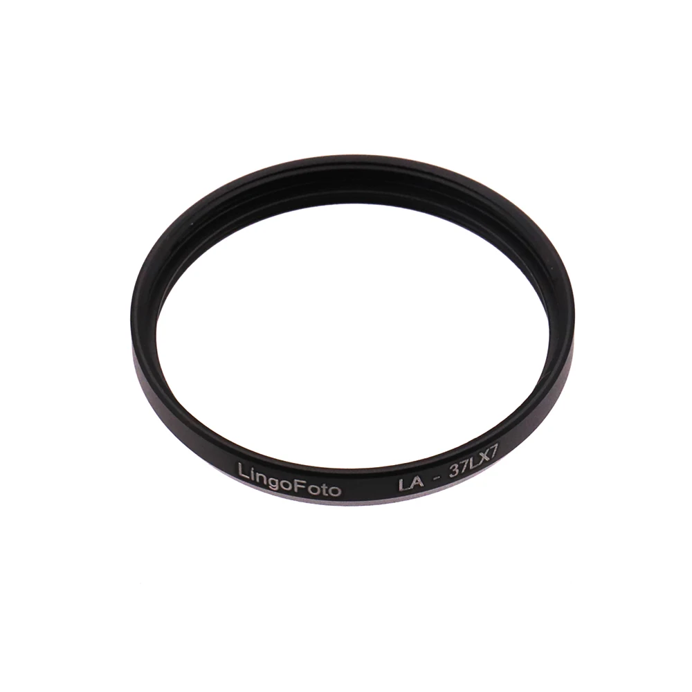 LL1609 LA-37LX7 37mm Lens Filter Adapter Ring For Panasonic DMC-LX7 Replaces DMW-FA1 Black