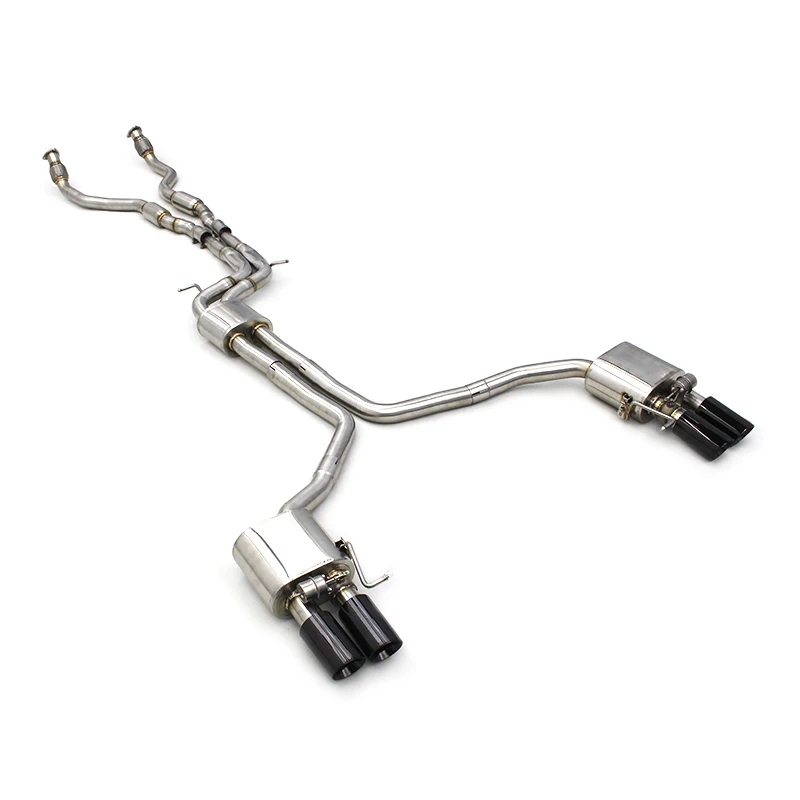 Deleville Stainless Steel Exhaust Muffler Catback For Audi S4/S5 2013-2021 Valvetronic Exhaust Muffler Exhaust System