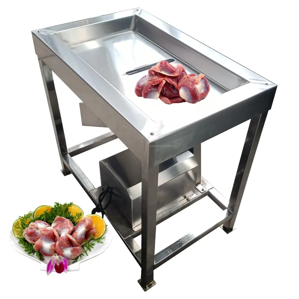Wholesale Price Chicken Gizzard Peeling Machine /chicken Slaughter Equipment Machine Line HJ-TSSB03