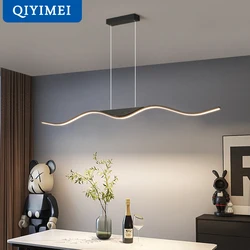 Nordic LED Pendant Light For Dining Living Room Home Decoration Bedroom Art Line Indoor Lighting Hanging Lamp Restaurant Fixture