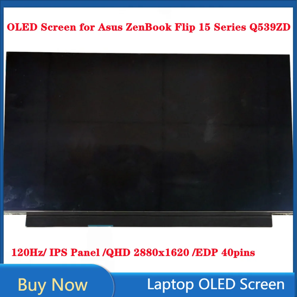 

Экран 15,6 дюйма для Asus ZenBook Flip 15 Series Q539ZD OLED, панель 120 Гц QHD 2880x1620 EDP, 40 контактов