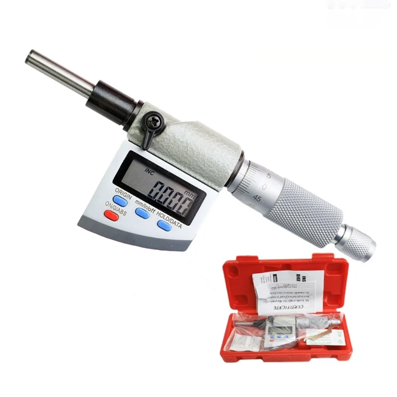 

0-1" Digital Electronic Micrometer with Large Display Micrometer 0.001mm Micrometer Gauges Measure Tools