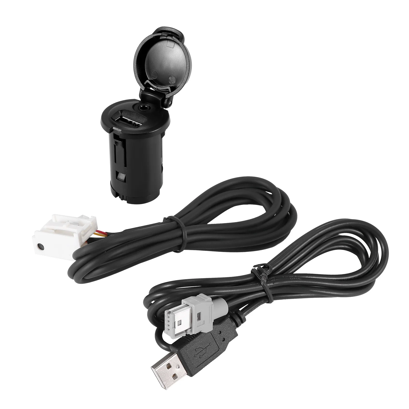 AEA6-Car ستيريو ذكر USB AUX كابل مجموعة ل 206 207 307 308 407 408 508 607 لسيتروين C3 C4 C5 C6 ل RD43 RD45