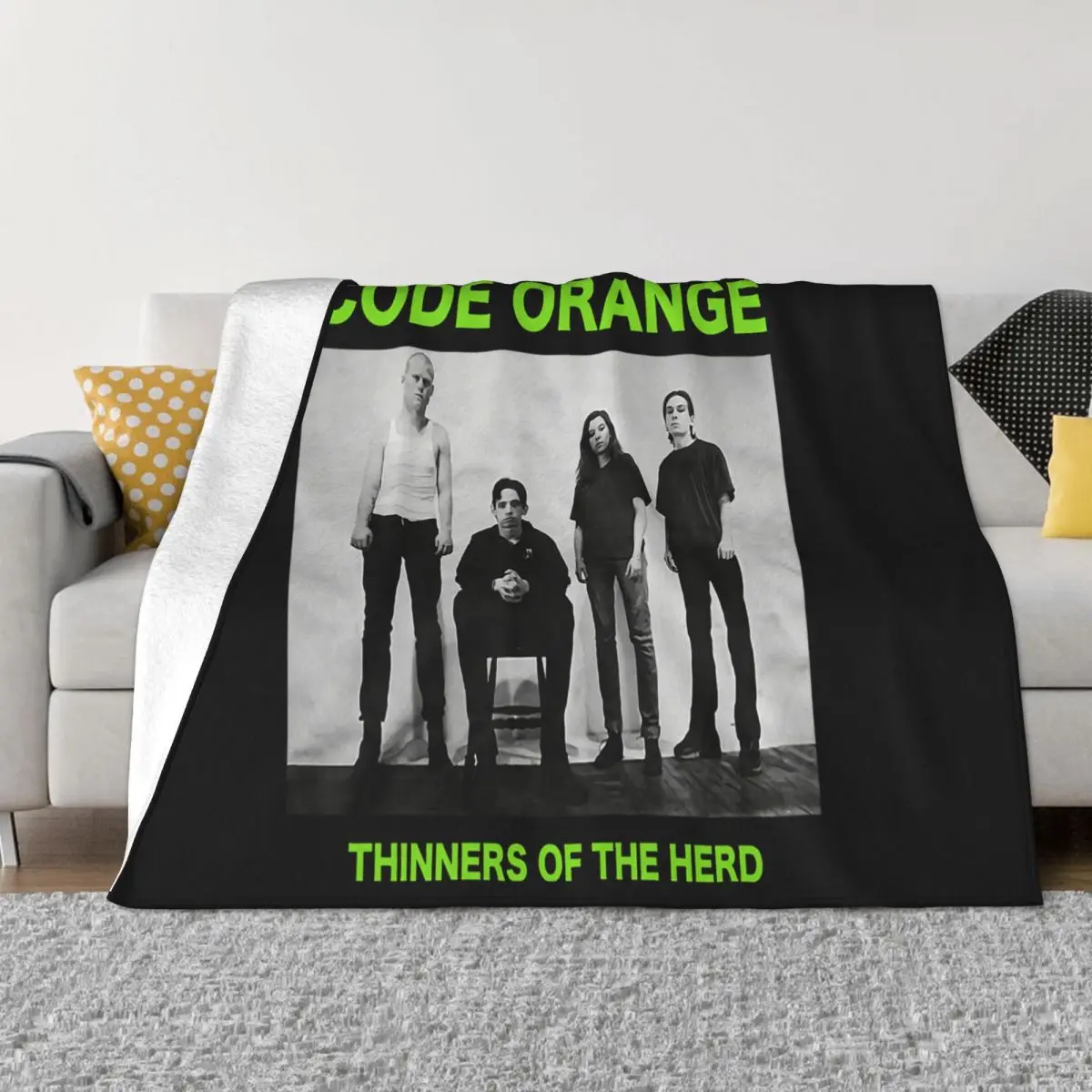 Code Orange Thinners Of The Herd Size S Hardcore Metalcore Hot Sell Vacation Kawaii Hot Throw Blanket