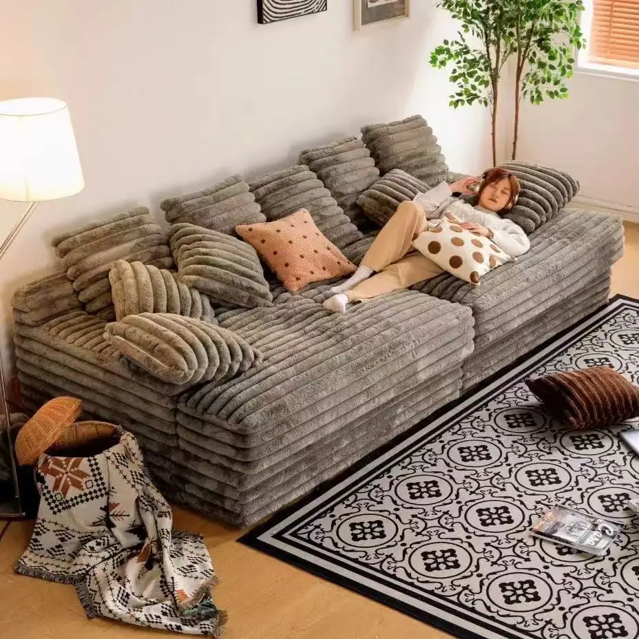 # Sofa Bed One Seat Extra-Wide Seat Depth Thick Corduroy
