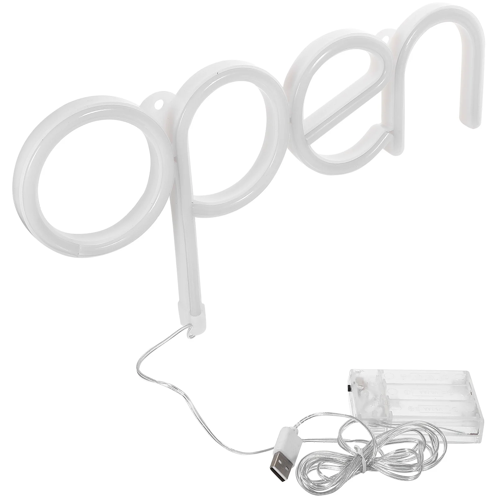 

Neon LED Lights Open Business Sign Signs Flashing Salon Decor Pvc for Wall