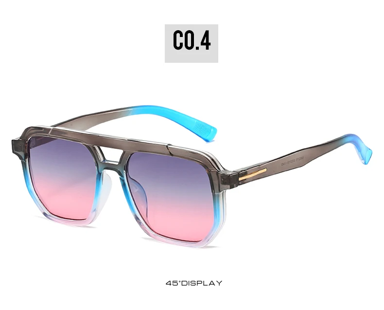 Modische, übergroße schwarze Sonnenbrille mit Doppelbrücken, trendiger Retro-Stil mit Metallakzenten auf Bügeln, stilvolle Brillen, perfekt für – Detail 10