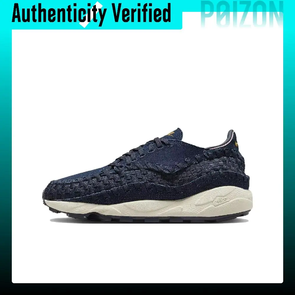 Nike Air Footscape Casual Shoes Women's Low-top Blue Black HF1759-400