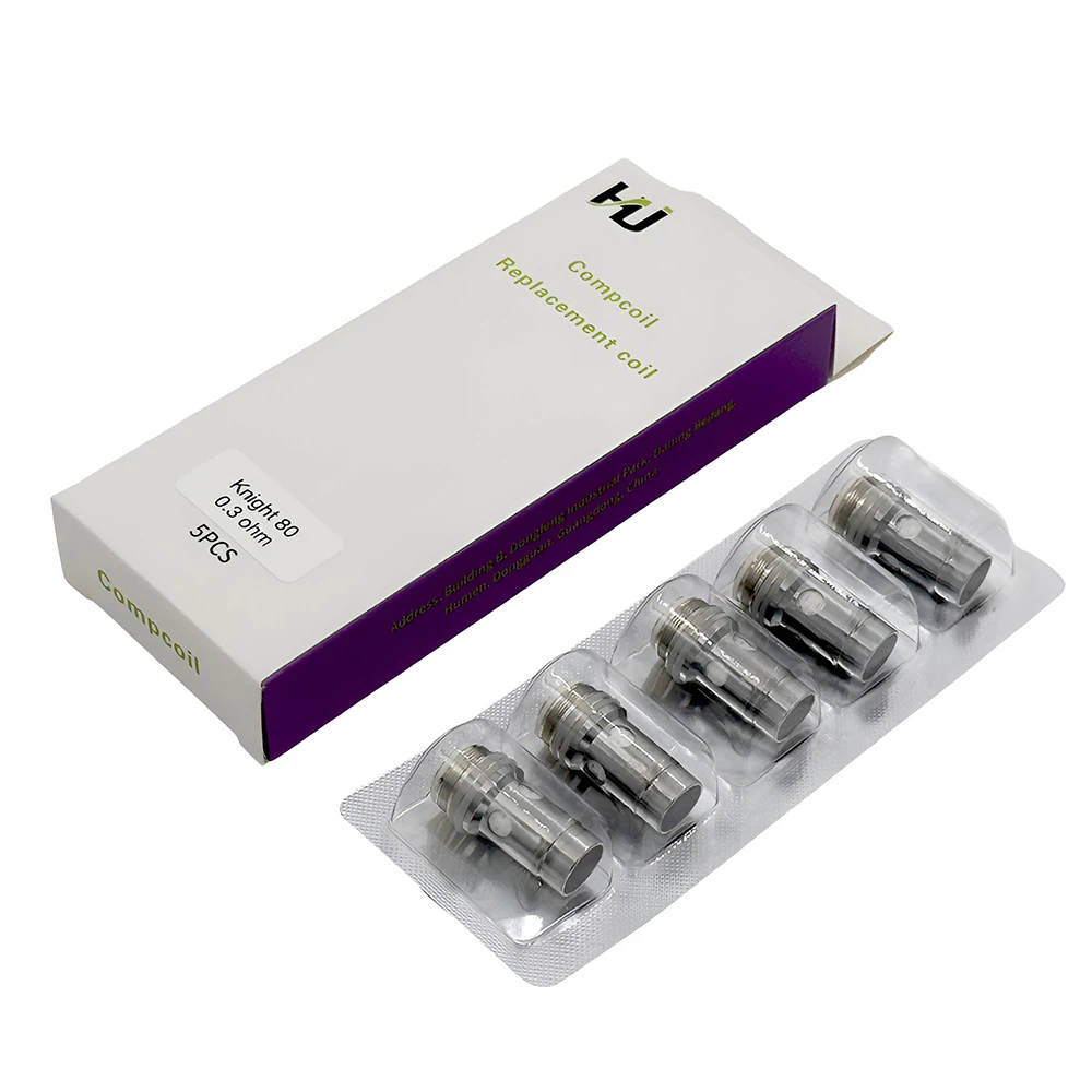 Катушка Vmiss Knight 80 K1 0,3 Ом K2 0,4 Ом сетчатые катушки для Kinght 80 K1 Pasito 2, комплект сменных сердечников