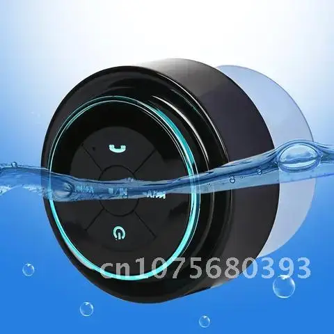 

Speaker Wireless Bluetooth With Radio Waterproof Car Bathroom Office Beach Stereo Music Absorbable Loudspeaker For iPhone 12