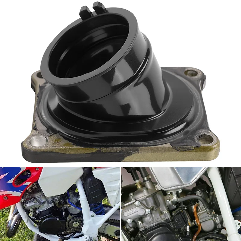 

For Honda CR 125 R CR125R 1990-1995 16221-KZ4-700 Motorcycle Accessories Carburetor Intake Manifold Pad Black Air filter System