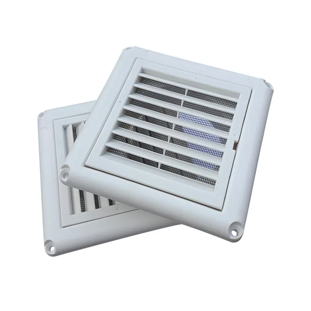 

4 Inch Vent Cover Air Grille Easy Installation Louvered Design Mesh Screen Optimal Ventilation Pest Protection