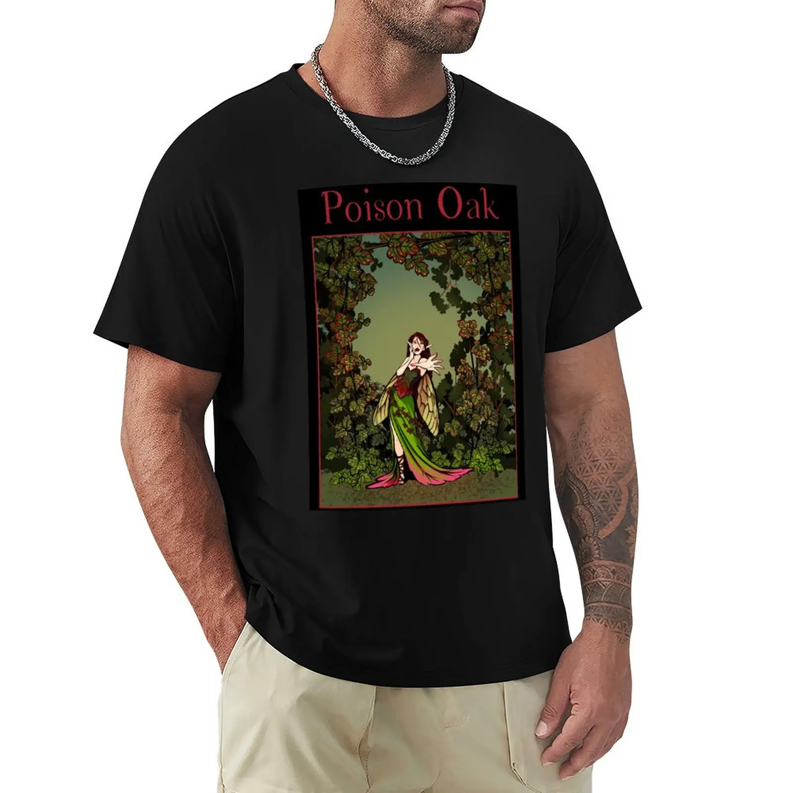 

Poison Oak T-Shirt cotton graphic tees custom t shirt men t shirts high quality