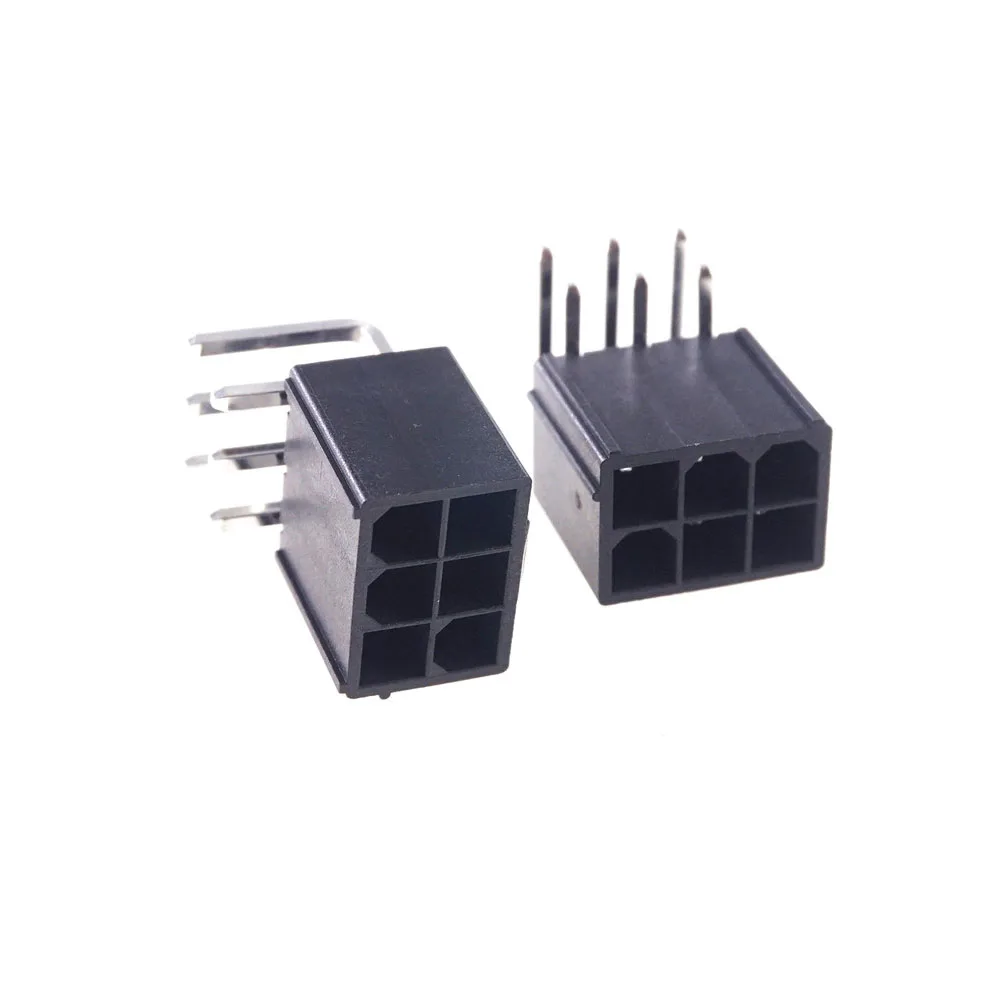 10 Pcs 275 Deg. High Temperature Resistance 6 Pin GPU Connector Miner Antminer S9 S9k S9j l3 DR3 T9 Z11 Z9 B7 X3 A4 A9 M3 Z1PRO