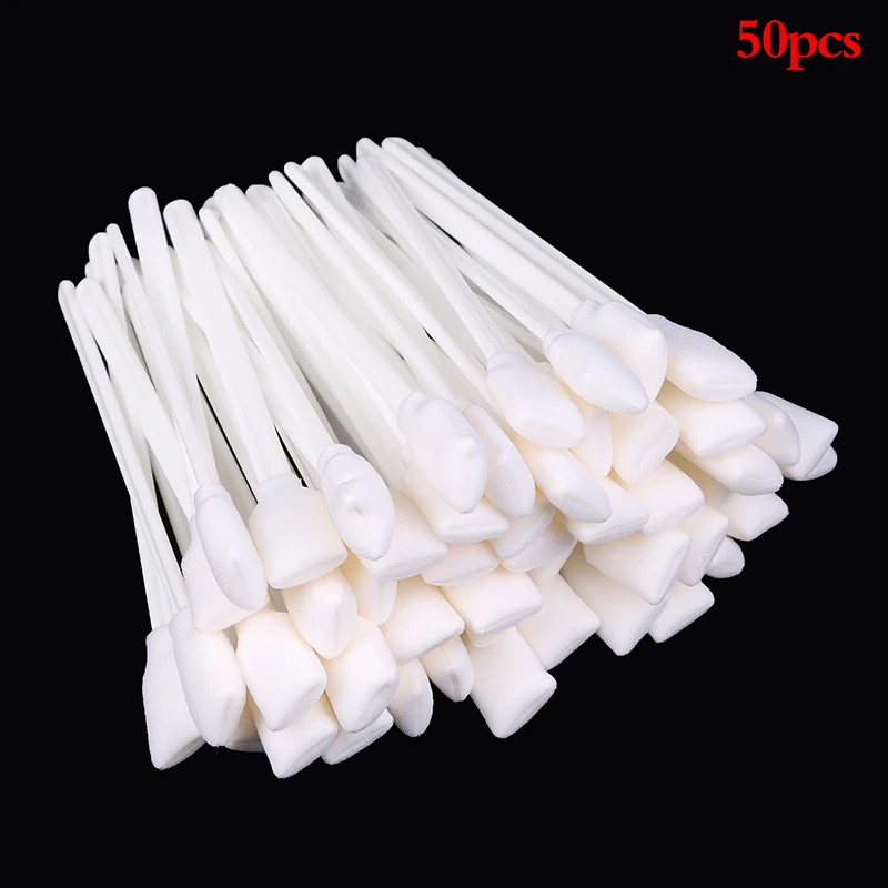 50PCS Dust free Inkjet Print head Cleaning Stick Roland Mimaki Mutoh cleaning swabs Foam tip Format Printhead Cleaning Tool