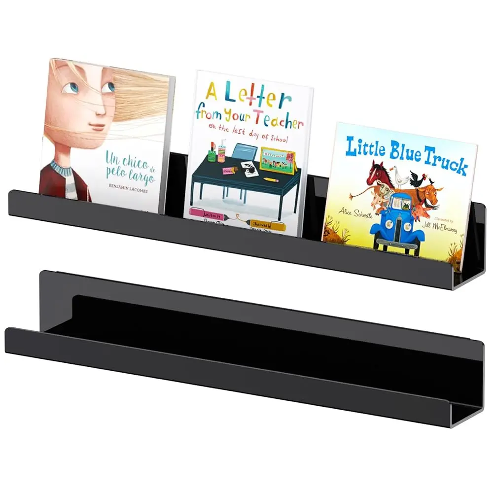 

Magnetic Book Shelf For Whiteboard, Reusable Acrylic Book Display Shelf With Strong Adsorption Acity, Magnetic Book Holder For