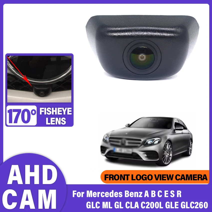 Car Special Front Full HD High Quality Camera For Mercedes Benz A B C E S R GLC ML GL CLA C200L GLE GLC260 Car Front Camera CCD