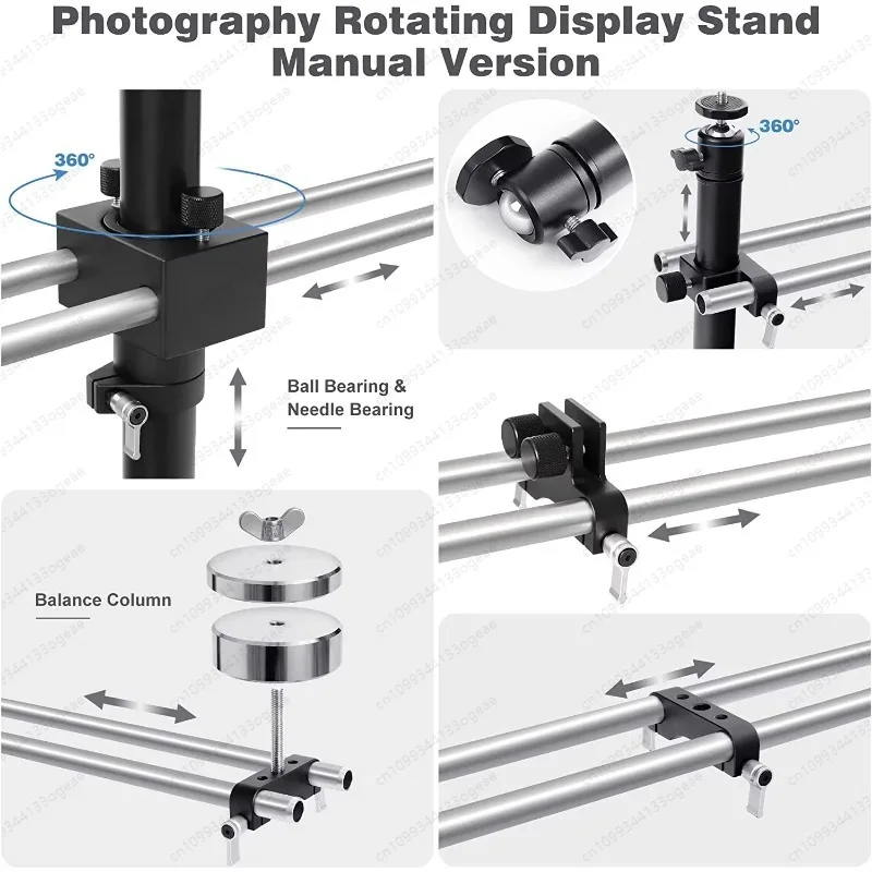 

Стол-вертушка для фотостудии с максимальной нагрузкой 20 кг, для съемки товаров, 360-градусный поворотный стол