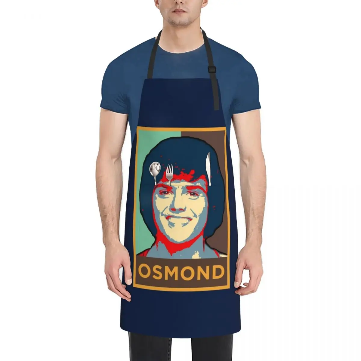 

Copy of DONNY OSMOND(2) Apron Ladies kitchen utensil Kitchen And Home Items Apron