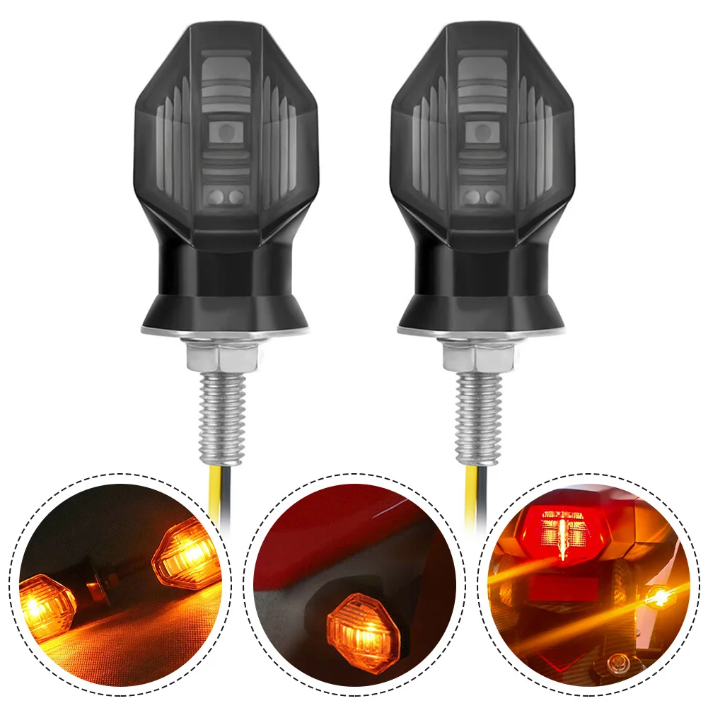 Turn Signal Lamp Turn Signal Light Motorcycle Pack Parts Replace Replacement Set Signal Indicator 2 Piece 2pcs