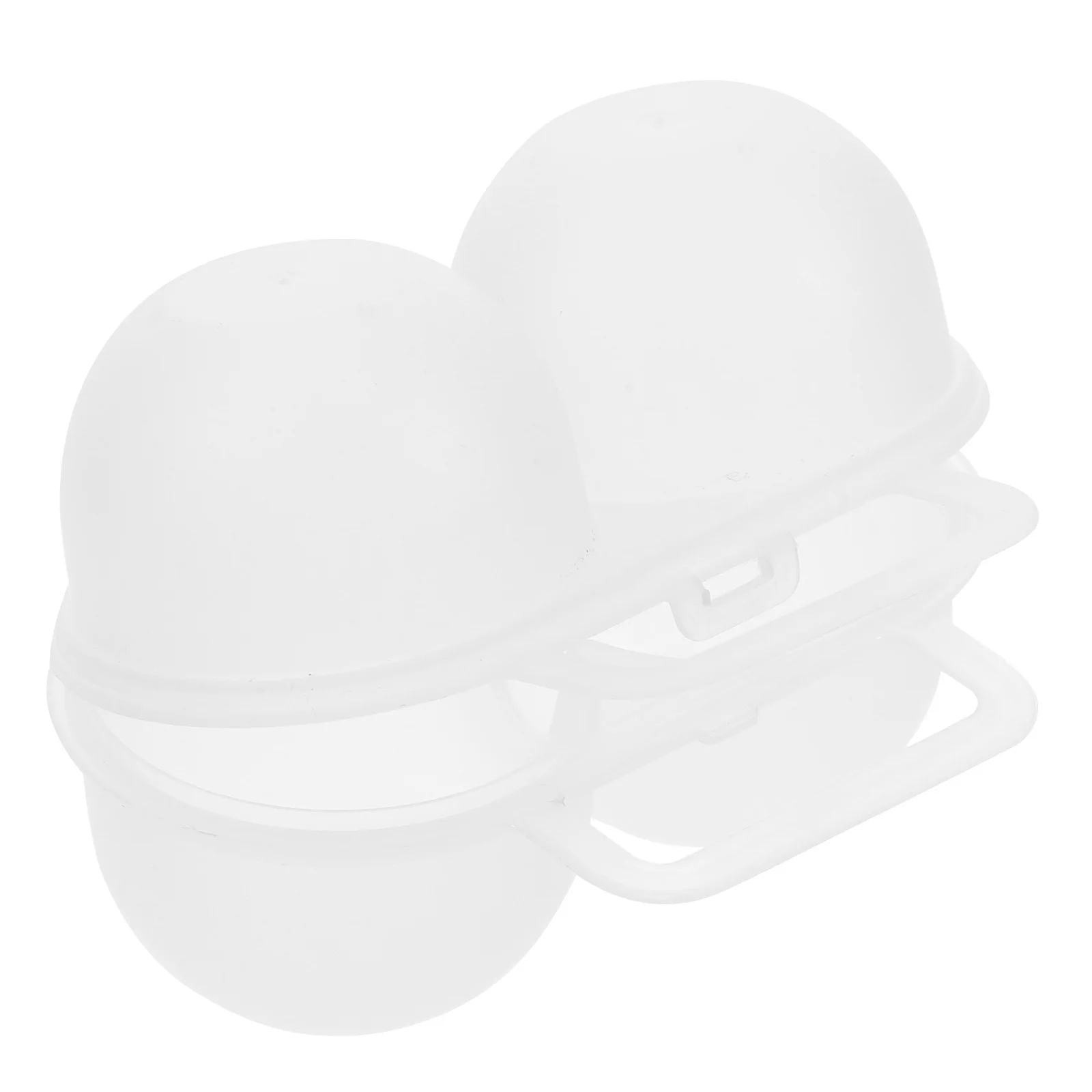 

Dual-Slots Portable Egg Carrier Chicken Egg Box Shockproof Plastic Tray Refrigerator Storage Holder for Camping Picnic Outdoor