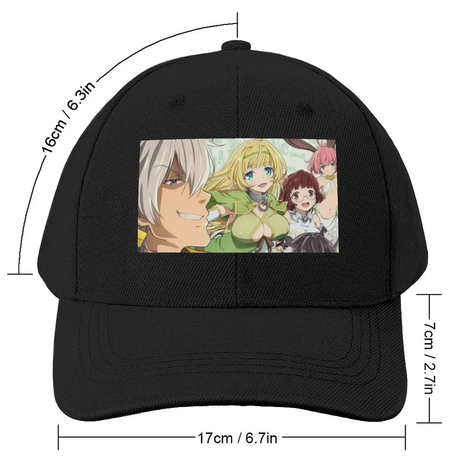 How not to Summon a Demon lord - Cover image Baseball Cap Golf Hat Uv Protection Solar Hat Mens Caps Women's