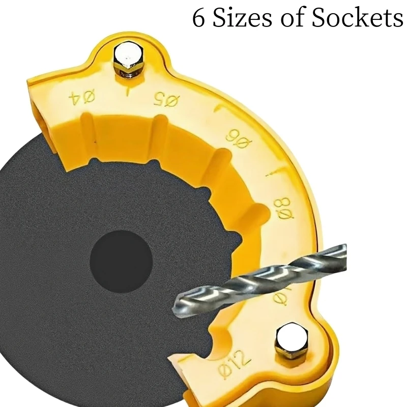 Multi-Spec Universal Drill Bit Sharpener Attachment for Angle Grinder 4-12mm High Precision  Grinding Tool Polishing Accessories